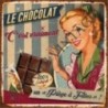 Set de table 30 x 42 cm une publicité  manière pin-up pour du chocolat