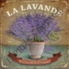 Patère 12 x 30 cm un bouquet de lavande dans un pot en terre cuite