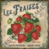 Patère 12 x 30 cm assortiment de fraises fraiches origine France