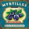 Patère 12 x 30 cm les myrtilles premier choix francaise