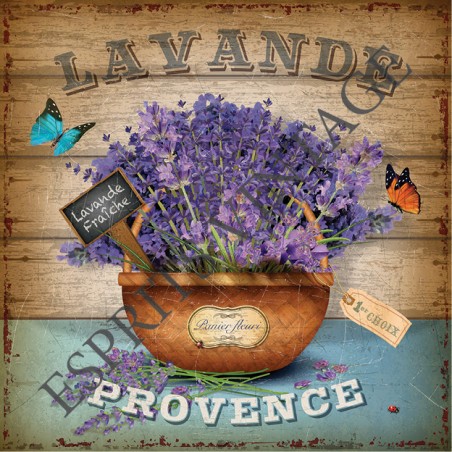 Set de table 30x42 cm un panier lavande de Provence 1er choix