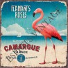 Set de table 30x42 cm flamant rose de Camargue devant la mer