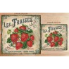 Plaque métal 29x29 vintage