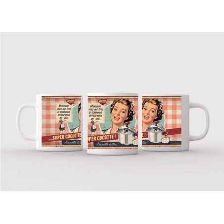 Mug blanc céramique Ø 8,2 cm hauteur 9,5 cm