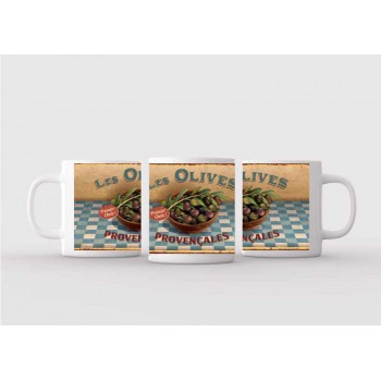 Mug blanc céramique Ø 8,2 cm hauteur 9,5 cm