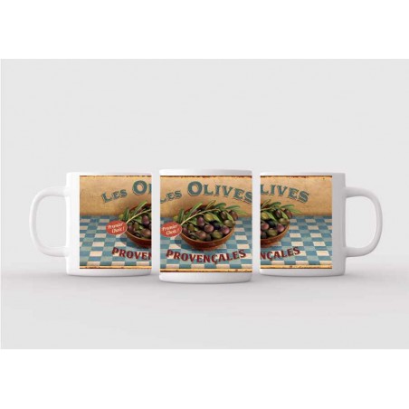 Mug blanc céramique Ø 8,2 cm hauteur 9,5 cm