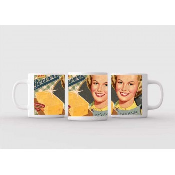 Mug blanc céramique Ø 8,2 cm hauteur 9,5 cm