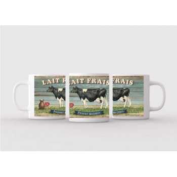 Mug blanc céramique Ø 8,2 cm hauteur 9,5 cm