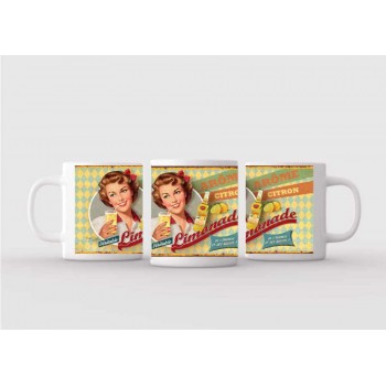 Mug blanc céramique Ø 8,2 cm hauteur 9,5 cm