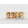 Mug blanc céramique Ø 8,2 cm hauteur 9,5 cm
