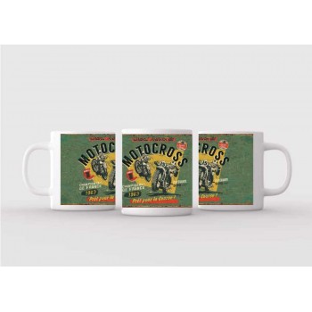 Mug blanc céramique Ø 8,2 cm hauteur 9,5 cm