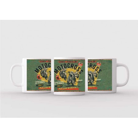Mug blanc céramique Ø 8,2 cm hauteur 9,5 cm