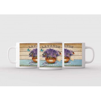 Mug blanc céramique Ø 8,2 cm hauteur 9,5 cm