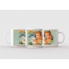 Mug blanc céramique Ø 8,2 cm hauteur 9,5 cm