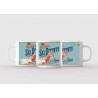 Mug blanc céramique Ø 8,2 cm hauteur 9,5 cm