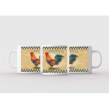 Mug blanc céramique Ø 8,2 cm hauteur 9,5 cm
