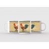 Mug blanc céramique Ø 8,2 cm hauteur 9,5 cm