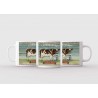 Mug blanc céramique Ø 8,2 cm hauteur 9,5 cm