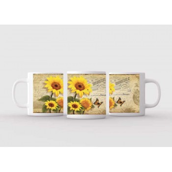 Mug blanc céramique Ø 8,2 cm hauteur 9,5 cm