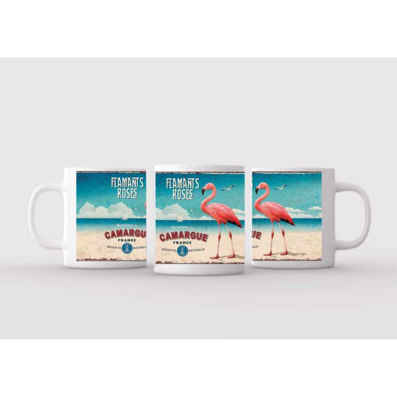 Mug blanc céramique Ø 8,2 cm hauteur 9,5 cm