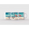 Mug blanc céramique Ø 8,2 cm hauteur 9,5 cm
