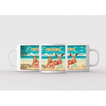 Mug blanc céramique Ø 8,2 cm hauteur 9,5 cm