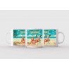Mug blanc céramique Ø 8,2 cm hauteur 9,5 cm