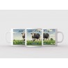 Mug blanc céramique Ø 8,2 cm hauteur 9,5 cm