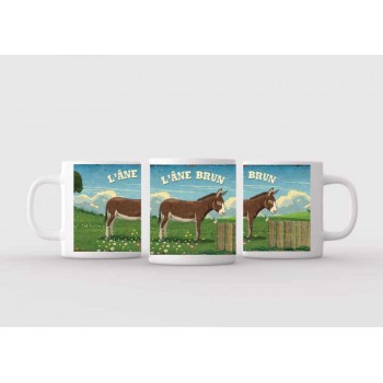 Mug blanc céramique Ø 8,2 cm hauteur 9,5 cm