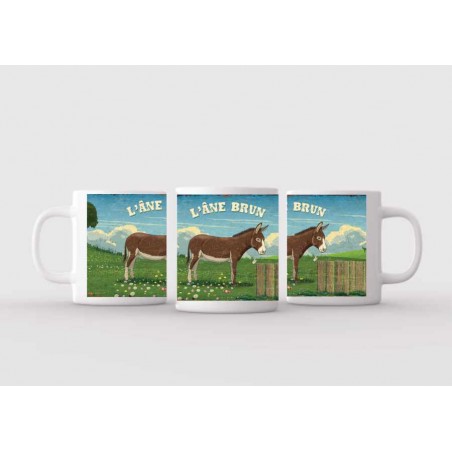 Mug blanc céramique Ø 8,2 cm hauteur 9,5 cm