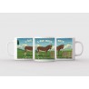 Mug blanc céramique Ø 8,2 cm hauteur 9,5 cm
