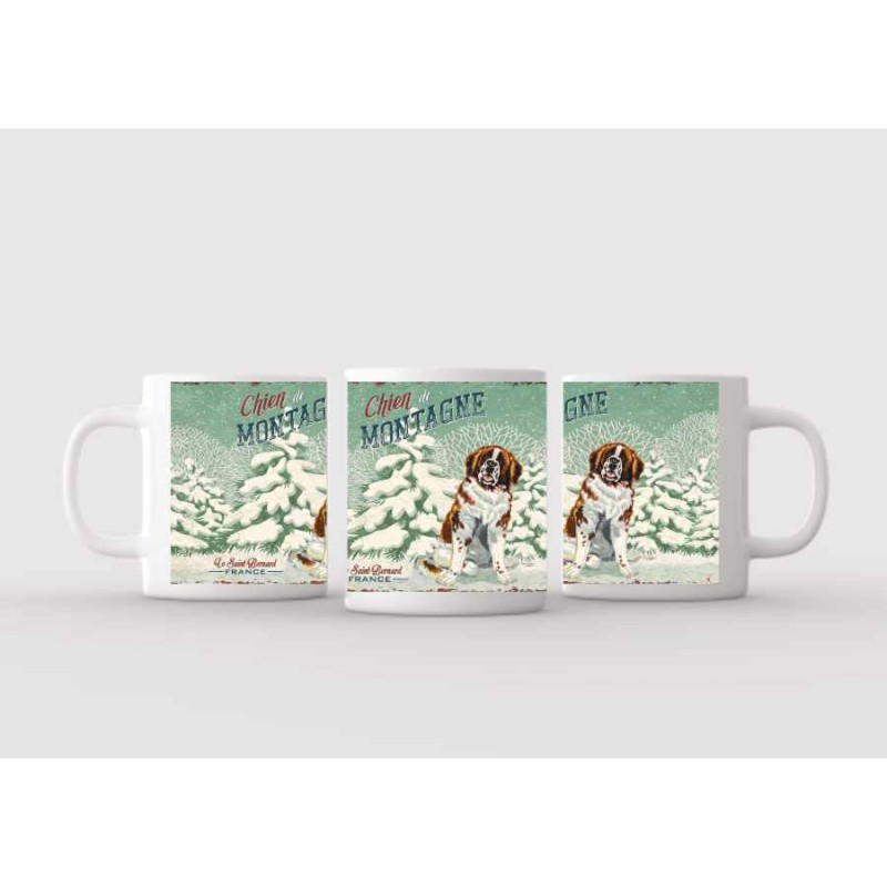 Mug blanc céramique Ø 8,2 cm hauteur 9,5 cm