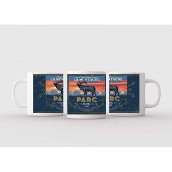 Mug blanc céramique Ø 8,2 cm hauteur 9,5 cm