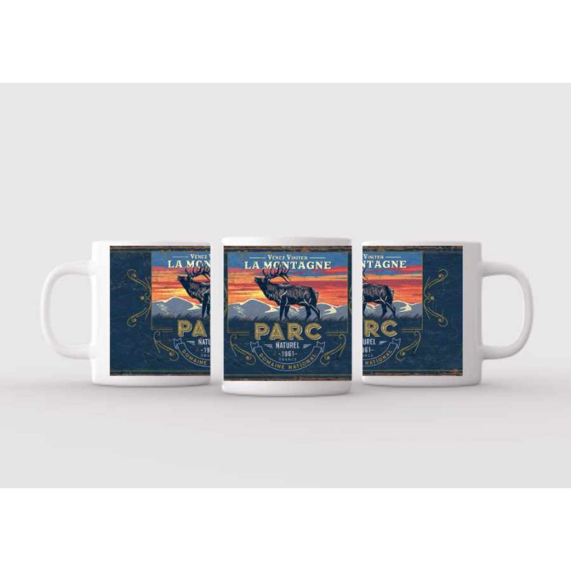 Mug blanc céramique Ø 8,2 cm hauteur 9,5 cm