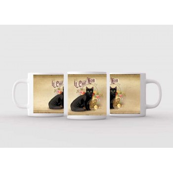Mug blanc céramique Ø 8,2 cm hauteur 9,5 cm