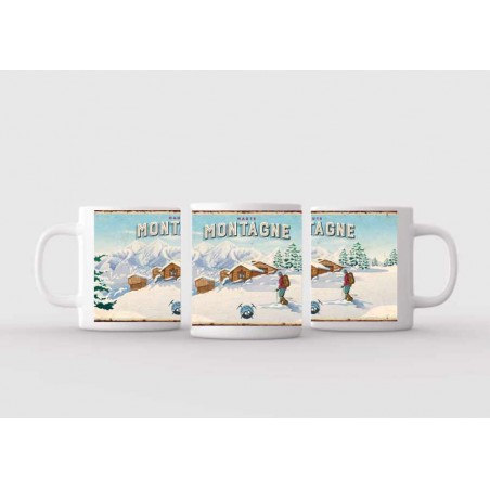 Mug blanc céramique Ø 8,2 cm hauteur 9,5 cm