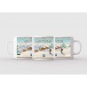 Mug blanc céramique Ø 8,2 cm hauteur 9,5 cm