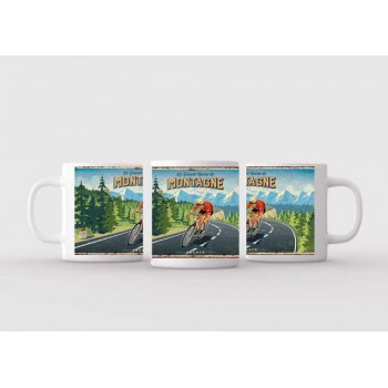 Mug blanc céramique Ø 8,2 cm hauteur 9,5 cm