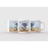 Mug blanc céramique Ø 8,2 cm hauteur 9,5 cm