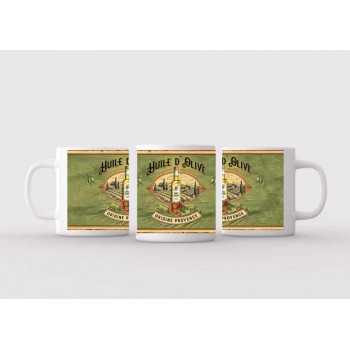 Mug blanc céramique Ø 8,2 cm hauteur 9,5 cm