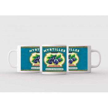 Mug blanc céramique Ø 8,2 cm hauteur 9,5 cm