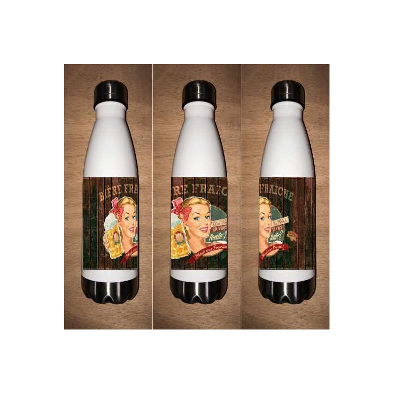 Bouteille isotherme blanche 500 ml