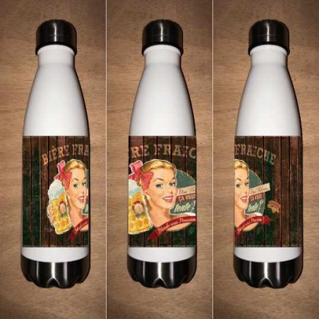 Bouteille isotherme blanche 500 ml
