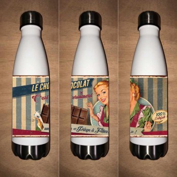 Bouteille isotherme blanche...