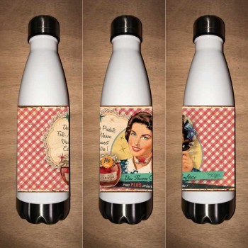 Bouteille isotherme blanche...
