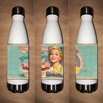 Bouteille isotherme blanche...