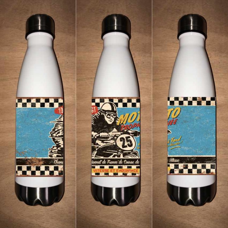 Bouteille isotherme blanche 500 ml