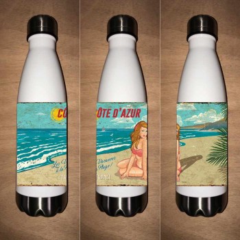 Bouteille isotherme blanche...