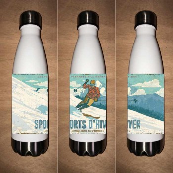 Bouteille isotherme blanche...