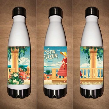 Bouteille isotherme blanche...